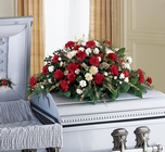 Sincerity Casket Spray from Backstage Florist in Richardson, Texas